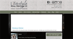 Desktop Screenshot of lifestylekitchenbathdesign.com